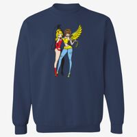 Adult USA Made Heavyweight Crewneck Sweatshirt Thumbnail