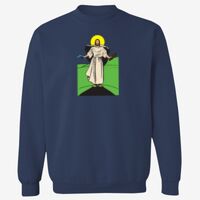 Adult 9.5 oz., 80/20 Heavyweight Crewneck Sweatshirt Thumbnail