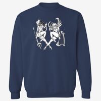 Adult USA Made Heavyweight Crewneck Sweatshirt Thumbnail