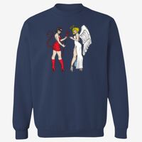 Adult USA Made Heavyweight Crewneck Sweatshirt Thumbnail