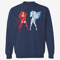 Adult USA Made Heavyweight Crewneck Sweatshirt Thumbnail
