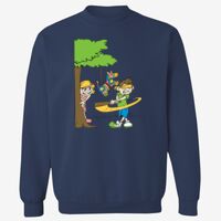 Adult 9.5 oz., 80/20 Heavyweight Crewneck Sweatshirt Thumbnail