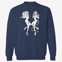 Adult USA Made Heavyweight Crewneck Sweatshirt Thumbnail