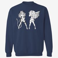 Adult USA Made Heavyweight Crewneck Sweatshirt Thumbnail