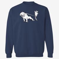 Adult 9.5 oz., 80/20 Heavyweight Crewneck Sweatshirt Thumbnail