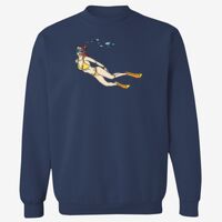 Adult USA Made Heavyweight Crewneck Sweatshirt Thumbnail