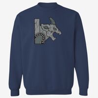 Adult USA Made Heavyweight Crewneck Sweatshirt Thumbnail
