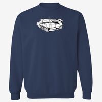 Adult USA Made Heavyweight Crewneck Sweatshirt Thumbnail