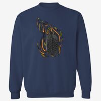 Adult USA Made Heavyweight Crewneck Sweatshirt Thumbnail