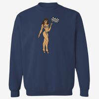 Adult USA Made Heavyweight Crewneck Sweatshirt Thumbnail