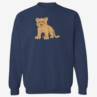 Adult USA Made Heavyweight Crewneck Sweatshirt Thumbnail