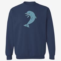 Adult USA Made Heavyweight Crewneck Sweatshirt Thumbnail