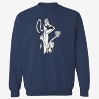 Adult USA Made Heavyweight Crewneck Sweatshirt Thumbnail