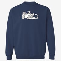 Adult USA Made Heavyweight Crewneck Sweatshirt Thumbnail