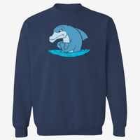Adult USA Made Heavyweight Crewneck Sweatshirt Thumbnail