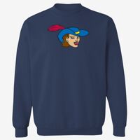 Adult USA Made Heavyweight Crewneck Sweatshirt Thumbnail