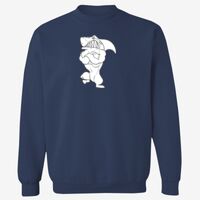 Adult USA Made Heavyweight Crewneck Sweatshirt Thumbnail