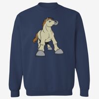 Adult USA Made Heavyweight Crewneck Sweatshirt Thumbnail