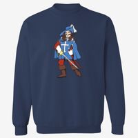 Adult USA Made Heavyweight Crewneck Sweatshirt Thumbnail