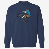 Adult USA Made Heavyweight Crewneck Sweatshirt Thumbnail