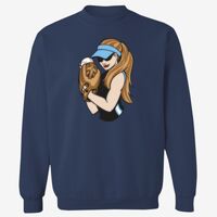 Adult USA Made Heavyweight Crewneck Sweatshirt Thumbnail