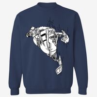 Adult USA Made Heavyweight Crewneck Sweatshirt Thumbnail