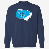 Adult USA Made Heavyweight Crewneck Sweatshirt Thumbnail