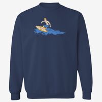Adult USA Made Heavyweight Crewneck Sweatshirt Thumbnail