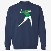 Adult USA Made Heavyweight Crewneck Sweatshirt Thumbnail