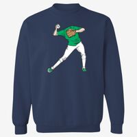 Adult 9.5 oz., 80/20 Heavyweight Crewneck Sweatshirt Thumbnail