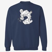 Adult USA Made Heavyweight Crewneck Sweatshirt Thumbnail