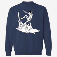 Adult USA Made Heavyweight Crewneck Sweatshirt Thumbnail