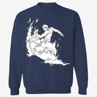 Adult USA Made Heavyweight Crewneck Sweatshirt Thumbnail