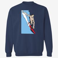 Adult USA Made Heavyweight Crewneck Sweatshirt Thumbnail