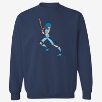 Adult 9.5 oz., 80/20 Heavyweight Crewneck Sweatshirt Thumbnail