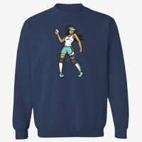 Adult USA Made Heavyweight Crewneck Sweatshirt Thumbnail