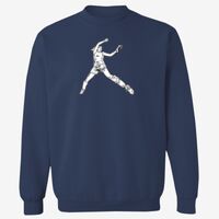 Adult USA Made Heavyweight Crewneck Sweatshirt Thumbnail