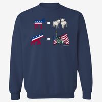 Adult 9.5 oz., 80/20 Heavyweight Crewneck Sweatshirt Thumbnail