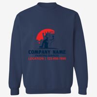 Adult 9.5 oz., 80/20 Heavyweight Crewneck Sweatshirt Thumbnail