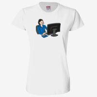 Ladies' 6.1 oz., 100% Cotton T-Shirt Thumbnail