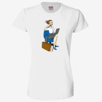 Ladies' 6.1 oz., 100% Cotton T-Shirt Thumbnail