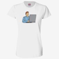 Ladies' 6.1 oz., 100% Cotton T-Shirt Thumbnail