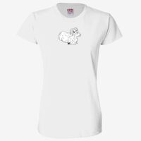 Ladies' 6.1 oz., 100% Cotton T-Shirt Thumbnail