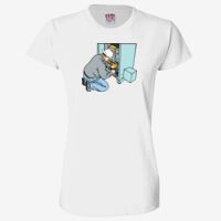 Ladies' 6.1 oz., 100% Cotton T-Shirt Thumbnail