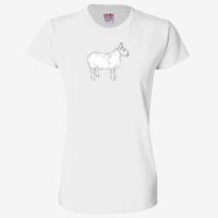 Ladies' 6.1 oz., 100% Cotton T-Shirt Thumbnail