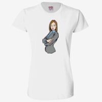 Ladies' 6.1 oz., 100% Cotton T-Shirt Thumbnail