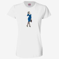 Ladies' 6.1 oz., 100% Cotton T-Shirt Thumbnail