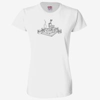 Ladies' 6.1 oz., 100% Cotton T-Shirt Thumbnail