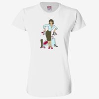 Ladies' 6.1 oz., 100% Cotton T-Shirt Thumbnail