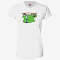 Ladies' 6.1 oz., 100% Cotton T-Shirt Thumbnail